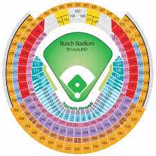 Busch Stadium St Louis Mo Landrys Tickets Seating Chart