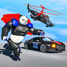 Best games for your android. Flying Police Panda Robot Game Robot Car Game 1 0 5 Apk Mod Download For Android Hidenapk