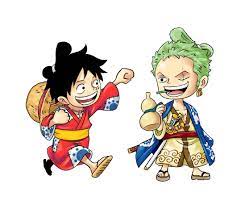 Monkey D Luffy Luffytaro Roronoa Zoro Zorojuro Straw Hat Pirates Mugiwaras Wano One Piece Anime Monkey D Luffy Zoro Luffy
