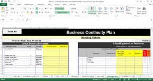 Start your supply chain risk management plan in these areas. Business Continuity Plan Template In Excel