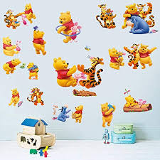 Seul l'épouvantable efélant peut produire un son aussi effrayant !winnie et ses. Kibi 2pcs Stickers Muraux Winnie Lourson Winnie Lourson Et Amis Stickers Muraux Autocollants Winnie Lourson Decoration Murale Ameublement Et Decoration
