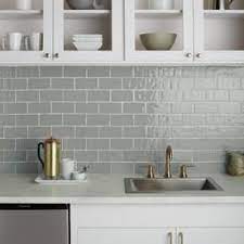 Find american olean tile today! American Olean Handcrafted Gray 3 In X 6 In Polished Glass Subway Wall Tile Lowes Com Kitchen Remodel Small Brick Wall Tiles Wall Tiles