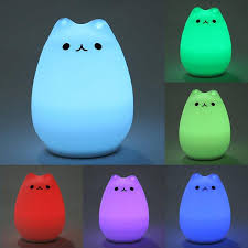 Cute Cat Lamp In 2020 Cat Lamp Animal Night Light Night Light Kids