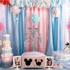 Mickey And Minnie Baby Shower Party Ideas Photo 5 Of 8 Minnie Baby Shower Mickey Baby Showers Mickey Mouse Baby Shower