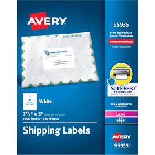 Sharps container label printable labels warning signs biohazard receptacle waste disposal needles syringes. Ave95935 Avery Shipping Labels Sure Feed 3 1 2 X 5 1 000 Labels 95935 Permanent Adhesive 3 50 Height X 5 Width Rectangle Laser Inkjet White Paper 4 Sheet 250 Total Sheets 1000 Total Label S 2 Office Supply Hut