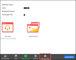 If you ask for help , it will notify the meeting host that you need assistance and they will be asked to join your breakout room. Breakout Rooms Learning Technology Solutions Center