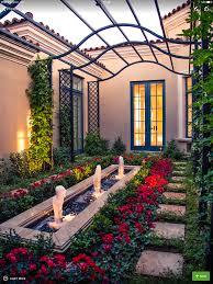 Pin By Liz On حدايق Mediterranean Landscape Design Mediterranean Landscaping Courtyard Landscaping