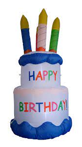 Have a special birthday coming up and need a remarkable inflatable birthday cake ? The Holiday Aisle Inflatable Cake With Candles Happy Birthday Decoration Reviews Wayfair