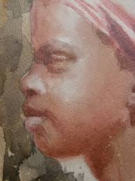 Orientalist Italy Artist Victor Fumo Addis Ababa Ethiopia Water Carrier  Painting