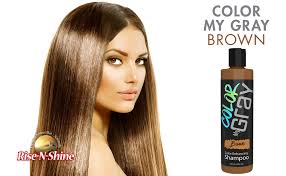 Hair glaze, hair gloss, and hair dye are three different terms that are usually used to mean the same thing. Amazon Com Color My Gray Brown Color Depositing Shampoo For All Shades Of Brown Hair To Add Temporary Brown Color For Men And Women 10 Oz Beauty