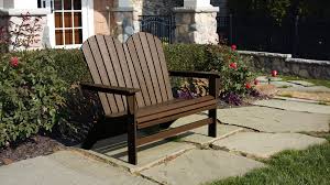 Portside Double Adirondack Bench By Polywood 399 At Costco Compared To 499 From Polywood Bench Polywood Adirondack