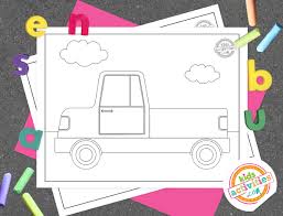 $22 red truck planter hobby lobby from red truck christmas coloring pages. Best Ever Truck Coloring Pages Kids Activities Blog