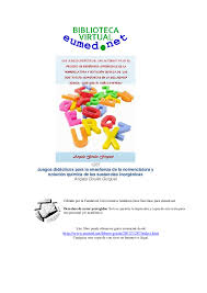 Se trata de un parque para niños pequeños que cuenta con todo tipo de juegos lúdicos. Pdf Juegos Didacticos Para La Ensenanza De La Nomenclatura Quimica Inorganica Susana Restrepo Academia Edu