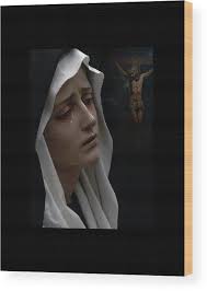 Our Lady of Sorrows. #5 Wood Print