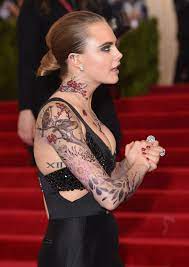 Lions typically symbolize courage and fearlessness, which could play a role in her. Cara Delevingne Cara Delevingne Tattoo Cara Delevigne Cara Delevingne