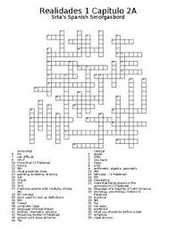 These Crossword Puzzles Works In Conjunction With Chapter 2 Of The Realidades 1 Textbook The Puzzles Are Great For Enri Crossword Vocabulary Crossword Puzzles