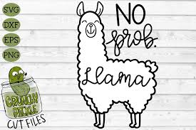Download No Prob Llama Llama Svg Crunchy Pickle Svg Cut Files