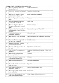 Oct 25, 2021 · playing trivia games with children is a great idea. Animal Farm 20 Questions Quiz With Answer Sheet Teaching Resources