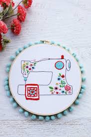 Polish floral folk embroidery patterns for card. Floral Sewing Machine Embroidery Pattern Flamingo Toes