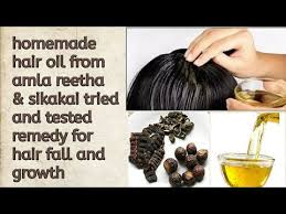 It will be more effective if you will use the powder form of these things. Homemade Hair Oil From Amla Reetha And Sikakai For Hair Fall And Hair Growth Youtube