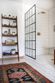 Amazing corner shower shelf tile staircase kitchen home services general contractors foyer traditional expansive. Photo 13 Of 18 In Bath Subway Tile Corner Photos From Before After An Outdated Bathroom Gets A Complete Makeover In Just 6 Weeks Dwell