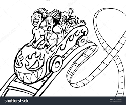 Lagoon is a privately owned amusement park in farmington, utah, united states, located about 18 miles north of salt lake city.it has ten roller coasters, five of which are unique; Roller Coaster Coloring Pages Coloring Home