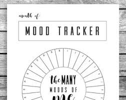 10 Monthly Mood Tracker Circle Bullet Journal A5 Journal