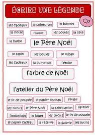 Vocabulaire De Noel Vocabulaire De Noel Vocabulaire Noel
