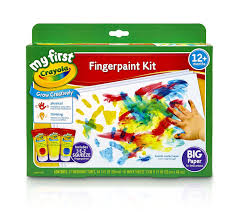 Today Only Crayola My First Finger Paint Kit 8 39 Lowest Price Become A Coupon Queen Finger Painting Finger Painting For Toddlers Paint Kit