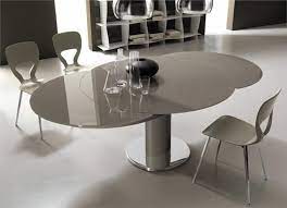 Glass extending round dining tables. Giro Modern Italian Extending Round Table Furniture Dining Table Dining Table Dining Table In Kitchen