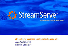 Streamserve Business Solutions For Lawson M3 Ppt Video