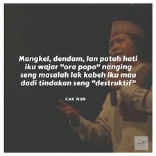 Cak Nun Kutipan Buku Kutipan Dalam Kutipan Inspiratif