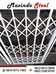 Harga untuk satu pintu harmonika berukuran besar dan berkualitas biasanya dibanderol dengan harga antara 1 juta hingga 2 juta rupiah tergantung ukuran dan permintaan konsumen. Maxindo Steel Spesialis Rolling Door Folding Gate