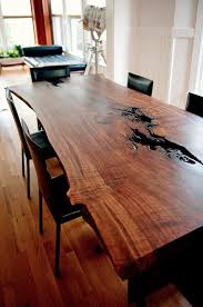 Wood Slab Furniture Mmminimal Walnut Slab Dining Table Slab Dining Tables Live Edge Dining Table