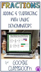 This Digital Google Classroom Google Slides Interactive Digital Resource Is The Perfect Wa Subtracting Fractions Adding And Subtracting Fractions Subtraction