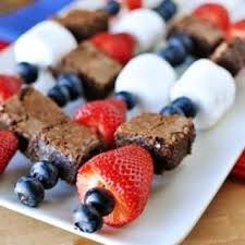 25 Fourth Of July Food Ideas Creme De La Crumb Fruit Kebabs Desserts Food