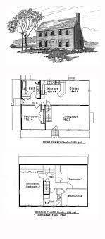 Home floor plans, craftsman homes, country homes, ranch homes Saltbox Style House Plan 94007 With 4 Bed 2 Bath Colonial House Plans Saltbox Houses Saltbox House Plans