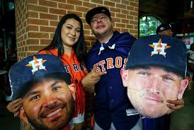 Astros fans party at the ballpark for Game 2 of ALDS