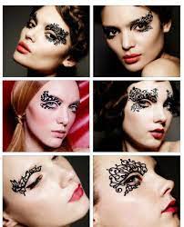 楽天市場 アイメイクシール華やかなタトゥーシール顔 tatooシール facelaceフェイスレースステッカーカーハロウィンフェイスシール 小物 kt スタイル ハロウィン フェイスシール アイメイク ファンタジーメイク
