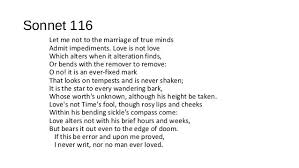 Sonnet 116 William Shakespeare Sonnet 116 Sonnets Poems