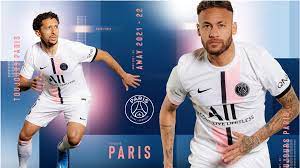The pattern is in white and light grey. Get Your 21 22 Away Kit Paris Saint Germain