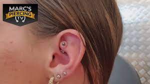 wildfleisch am rook piercing und conch piercing gestochen marc s piercing tv youtube