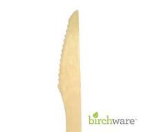 Classic Wooden Knives - 6.5" — Disposable Wooden Cutlery and Plates |  Birchware | Wholesale