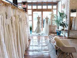 Nyc S Bridal Boutiques Mapped Bridal Shop Decor Bridal Boutique Interior Rental Wedding Dresses