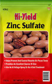 Hi Yield Zinc Sulfate For Pecans Ison S Nursery Vineyard