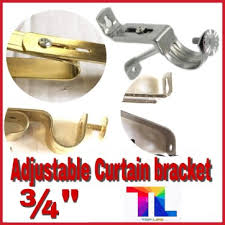 Make the most of these super low prices. Toplife 2pcs 3 4 Inch Adjustable Curtain Rod Brackets Single Pole Shopee Philippines