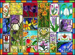 Check spelling or type a new query. Spring In Stained Glass Very Large 336 Pieces 35 Pieces Mosaic Art Jigsaw Puzzles Free Online Jigsaw Puzzles