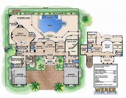 Mediterranean house plans draw inspiration from moorish, italian, and spanish architecture. Mediterranean House Plans Luxury Mediterranean Style Home Floor Plans