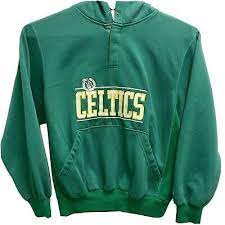 Boston celtics statement edition essential logo youth nba hoodie. Vintage Starter Boston Celtics Hoodie Mens L Green 1990s Nba Basketball Official Ebay
