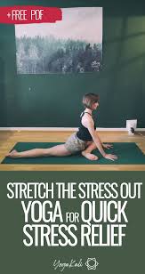 Yoga Routine For Stress Relief Simple Effective Yoga Kali In 2020 Yoga Routine Yoga For Stress Relief Yoga Motivation